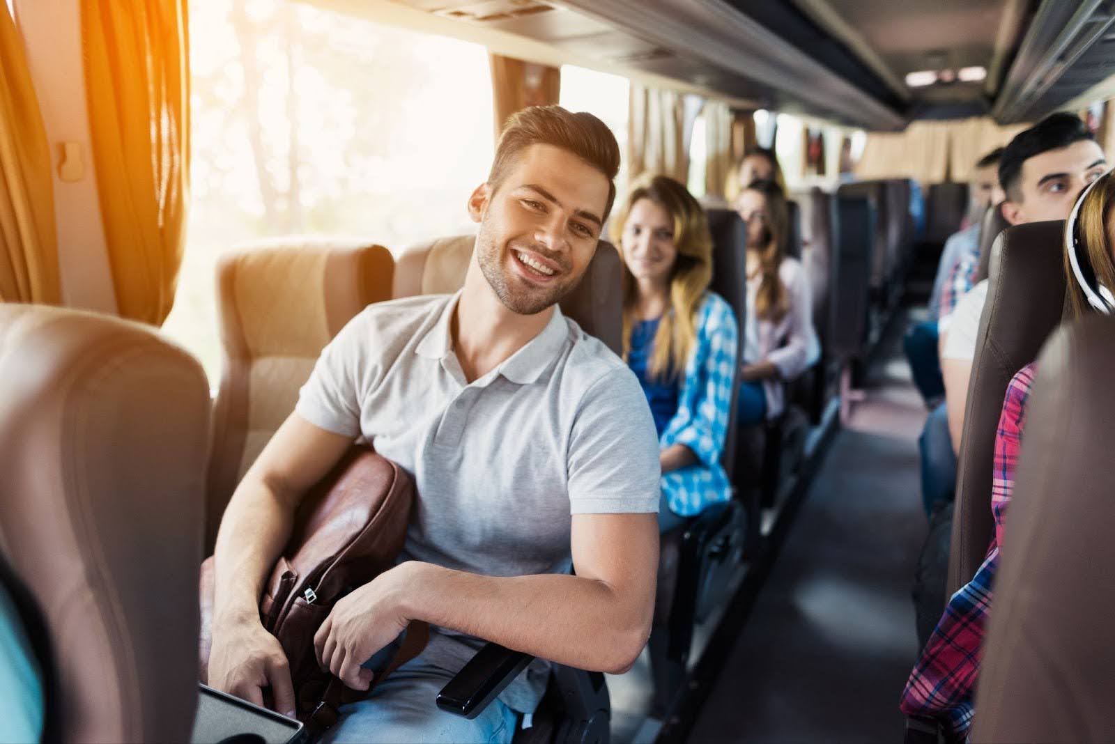 Smiling Passengers