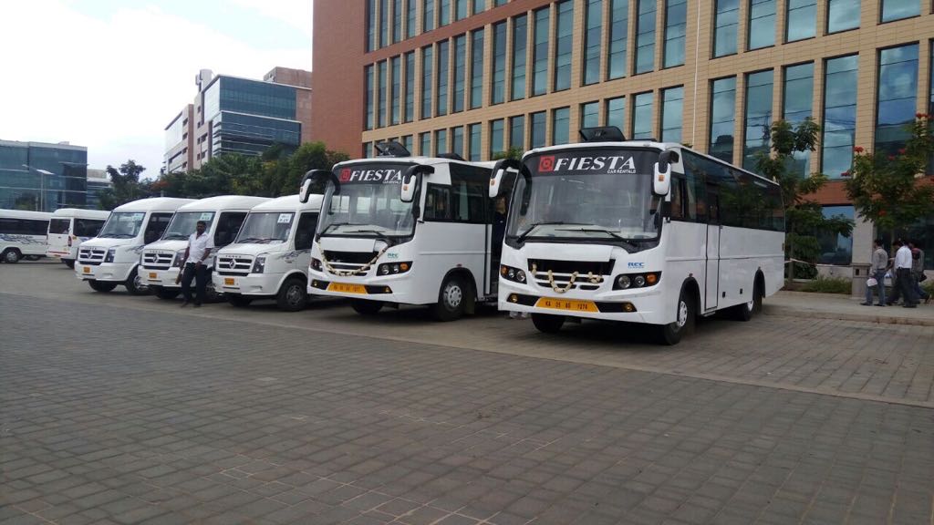 Corporate shuttle and employee transport service